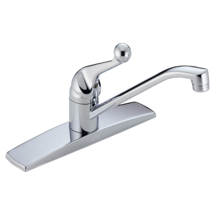Delta 100lf Wf Classic Single Handle Kitchen Faucet In Chrome Finish Product Options
