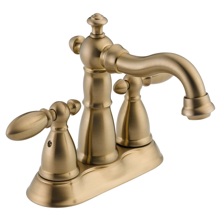Delta 2555-CZMPU-DST Delta 2555 CZMPU-DST Victorian Two-Handle Centerset Lavatory Faucet - Champagne Bronze