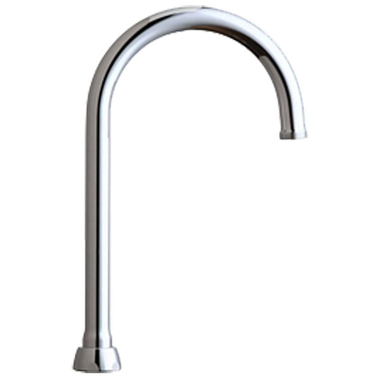 Chicago Faucets Gn2ajkabcp 5 1 4 Rigid Swing Gooseneck Spout