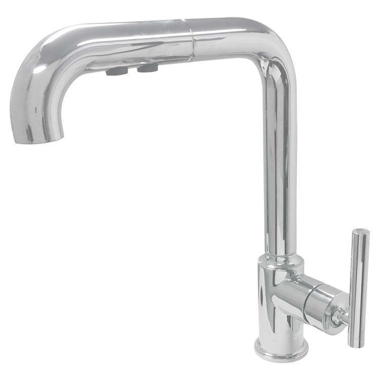 Kohler K 7505 Cp Polished Chrome Purist Pullout Kitchen Faucet