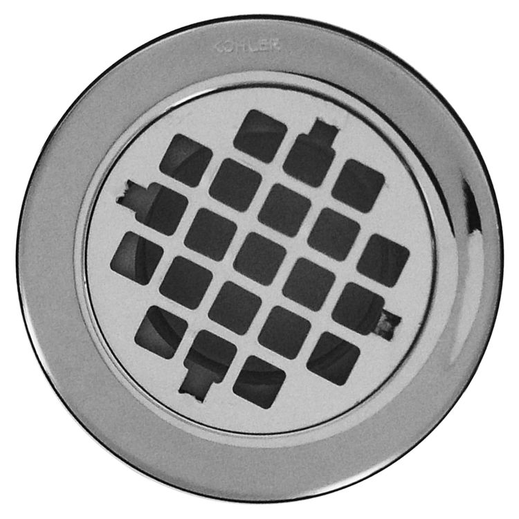 Kohler 9132CP Kohler K9132CP Shower Drain w/ Grid Strainer, Polished