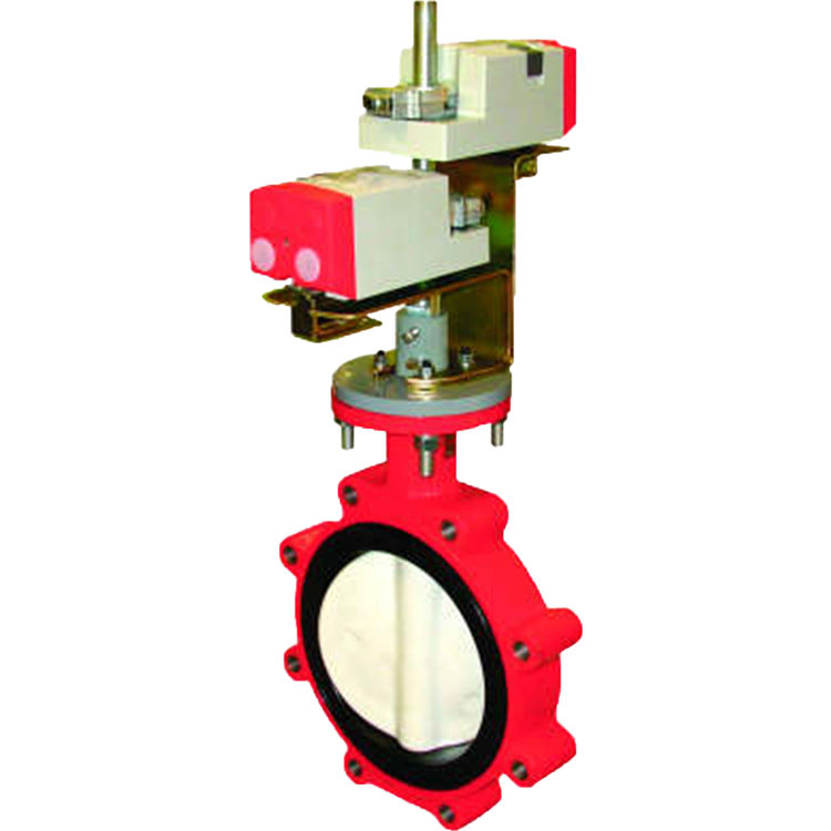 Honeywell VFF1RW1YXS Honeywell VFF1RW1YXS 2-Way 14 Inch Resilient- Seat Flanged Butterfly Valve