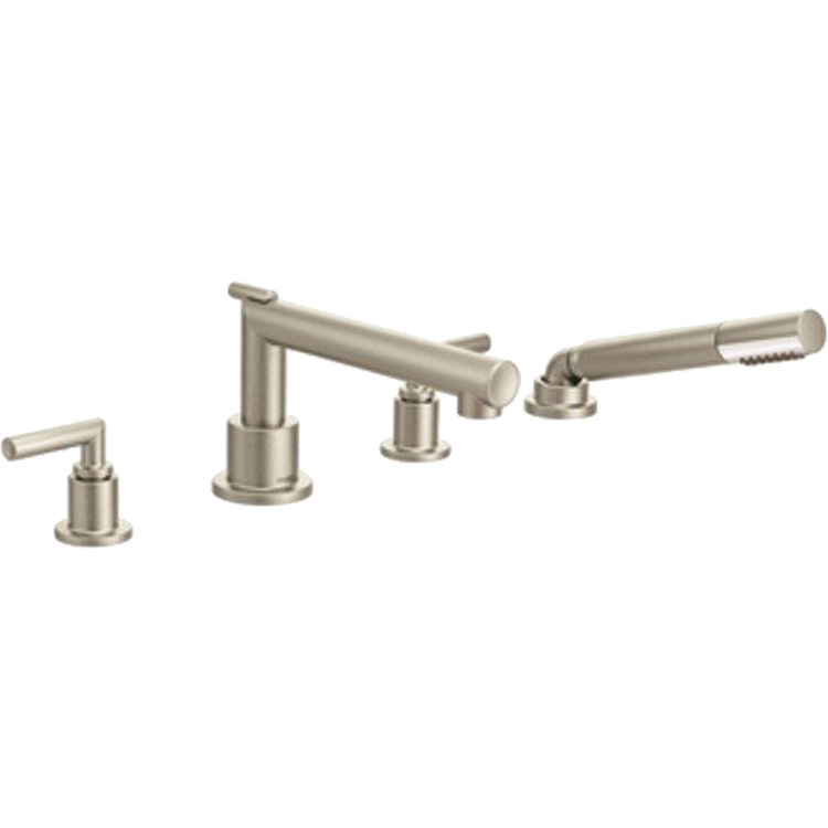 Moen TS93004BN Arris Roman Tub Faucet Trim with Hand Shower, Brushed Nickel