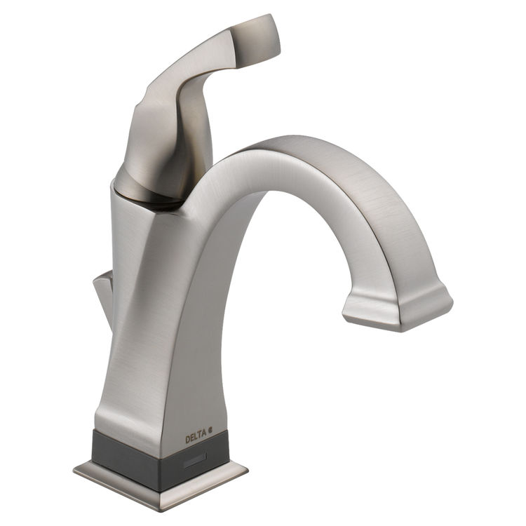 Delta 551t Ss Dst Stainless Steel Single Handle Bathroom Faucet