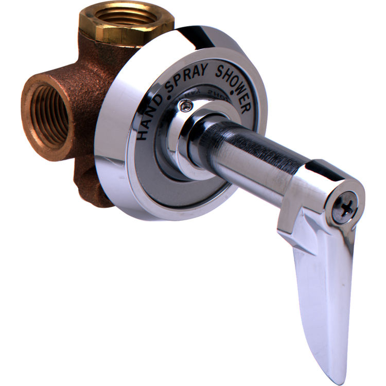 T&S BRASS B1097 SHOWER DIVERTER VALVE, 1/2" NPT INLET & OUTLETS, LEVER