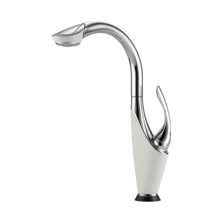 Brizo 64255lf Pcmw Vuelo Kitchen Faucet With Pull Out Spray