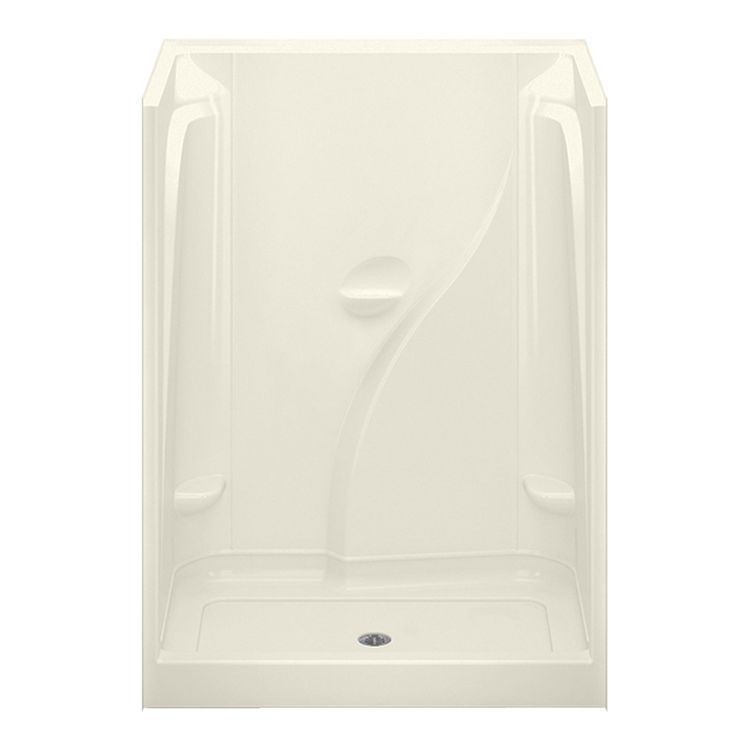 Aquatic CAE1602-BI Aquatic Industries CAE1602-BI Biscuit 60x36x78 Acrylic Shower with Center Drain