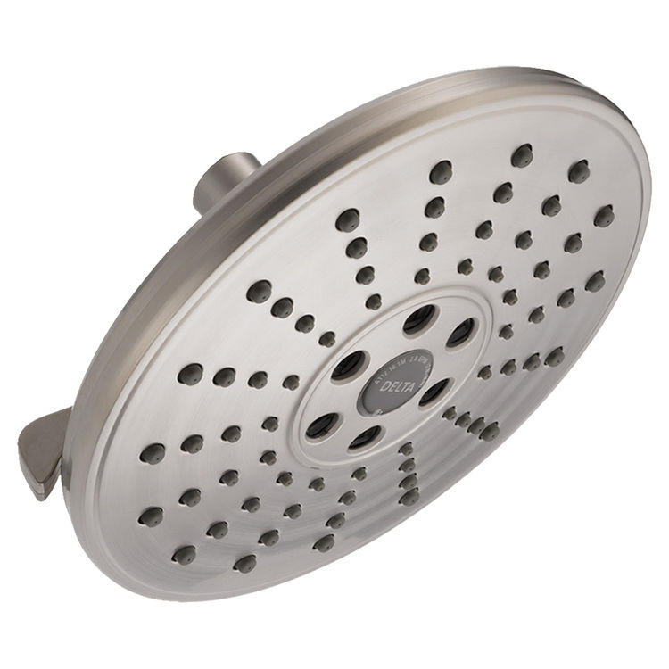 Delta 52688-SS Delta 3-Setting Transitional Raincan Showerhead, H2OKinetic - Stainless (52688-SS)