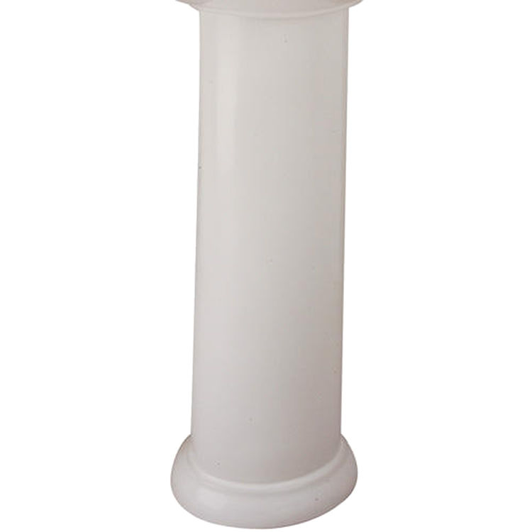 Mansfield 339-WHT Mansfield 339-WHT White Waverly Pedestal Only for Lavatory