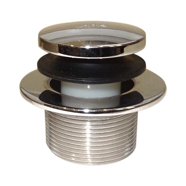 Brasstech 274/15 Polished Nickel Toe Touch Tub Drain And Plate