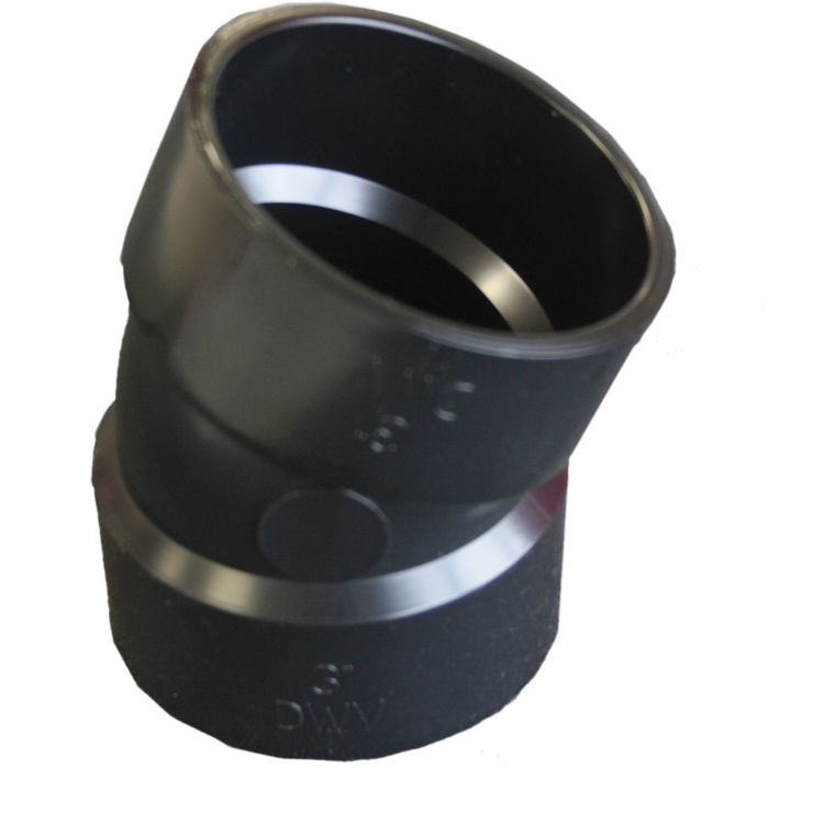 Commodity 3 Inch ABS 22.5 Degree Elbow, ABS Construction