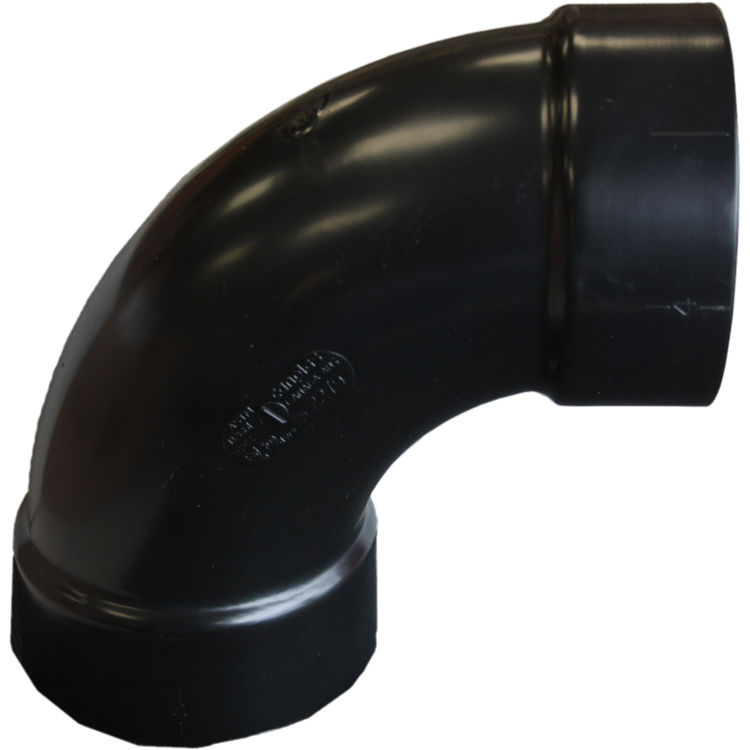 Commodity 4 Inch ABS Long Sweep 90 Degree Elbow, ABS Construction