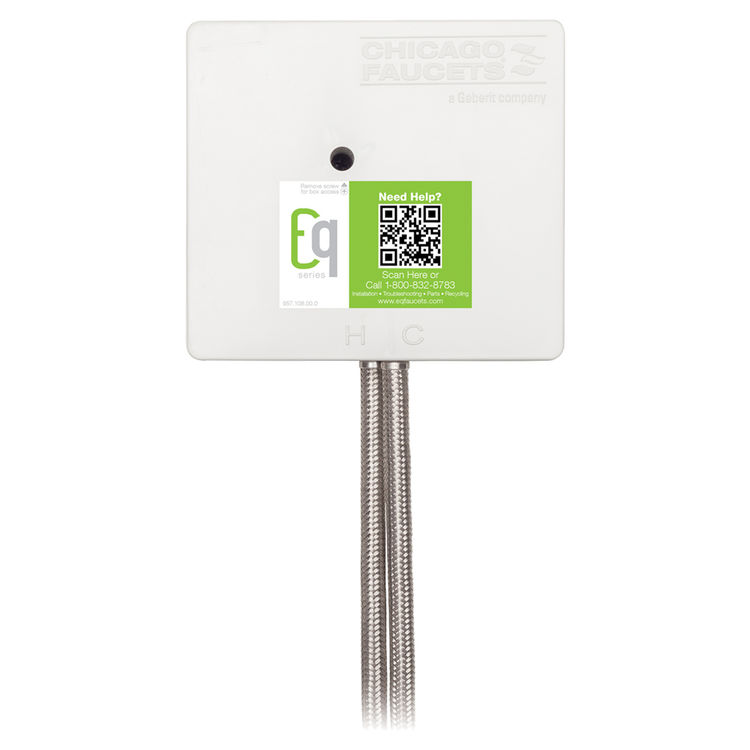 Chicago Faucet EQ-42KJKABNF Chicago Faucets EQ-42KJKABNF EQ Ac Less Plug EQ Control Box Assembly with Mixing Valve.