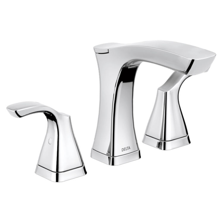 Delta 3552-MPU-DST Delta 3552-MPU-DST Chrome Two Handle Widespread Lavatory Faucet