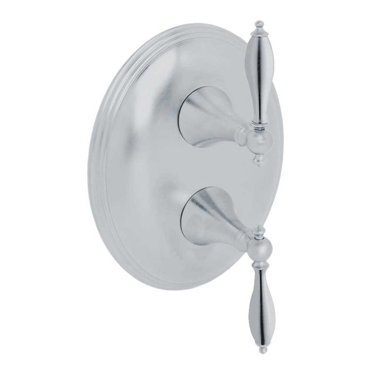Kohler T10302-4M-CP Kohler K-T10302-4M-CP Finial Polished Chrome Stacked Thermostatic Valve Trim