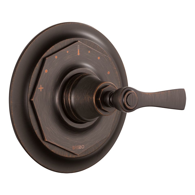 Brizo T66T060-RB Brizo T66T060-RB Venetian Bronze Rook Thermostatic Valve Only Trim