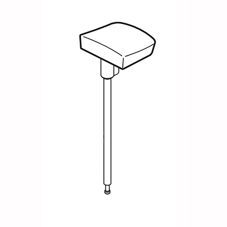 Delta RP78521PN Delta RP78521PN Tesla Lift Rod and Finial Assembly, Polished Nickel
