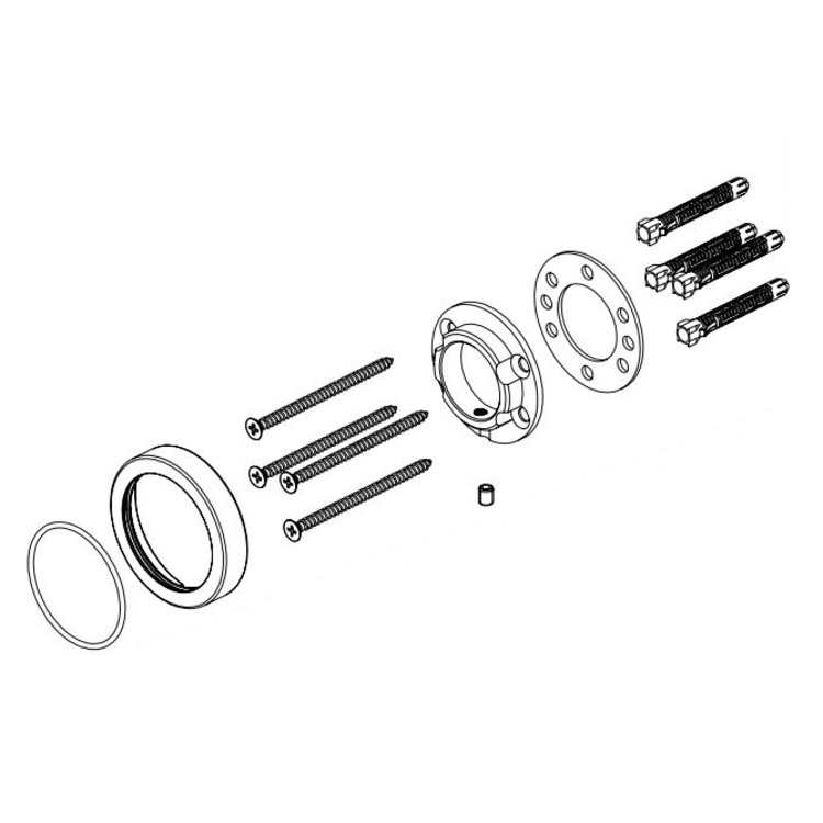 Delta RP76954 Mounting Kit for WallMount Pot Filler, Chrome
