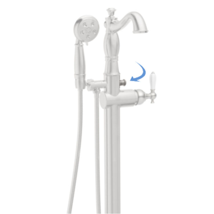 Delta RP78368SS Delta RP78368SS Diverter Finial for T4797-SSFL-LHP Tub-Filler Trim, Stainless Steel