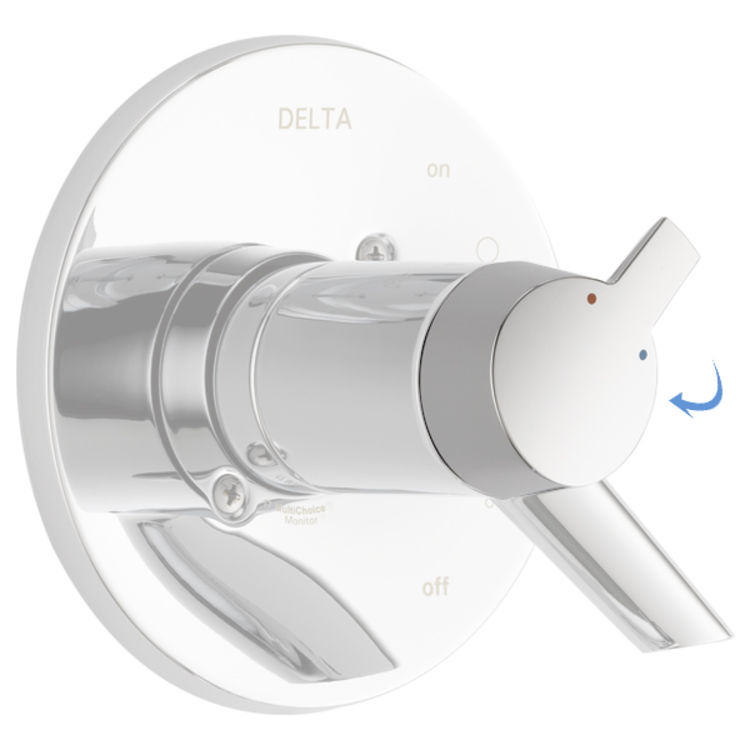 Delta RP79577 Delta RP79577 COMPEL Temperature Knob and Cover 17T Series - Chrome