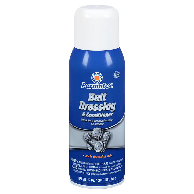 Permatex 80073 Permatex 80073 Belt Dressing and Conditioner, 12 oz, Aerosol Can, Creamy White, Emulsion