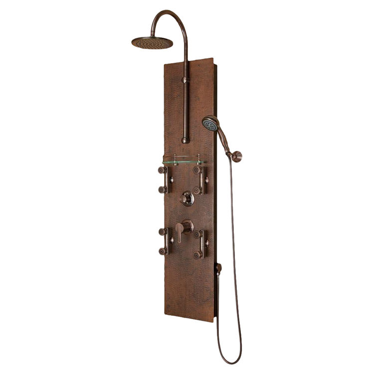 Pulse 1016 Pulse 1016 Hammered Copper Mojave ShowerSpa, Oil-Rubbed Bronze Finish