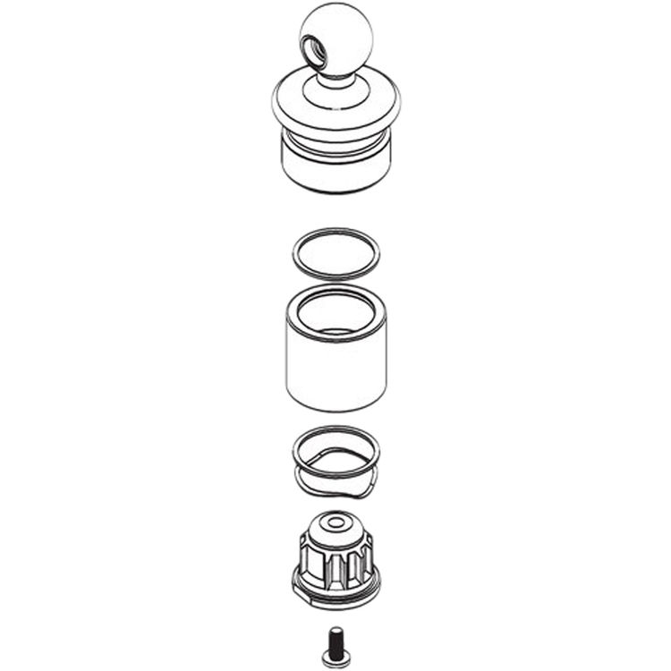 Moen 116671ORB Moen 116671ORB Part Handle Hub Two Handle Lever Lavatory/ Bar Oil Rubbed Bronze