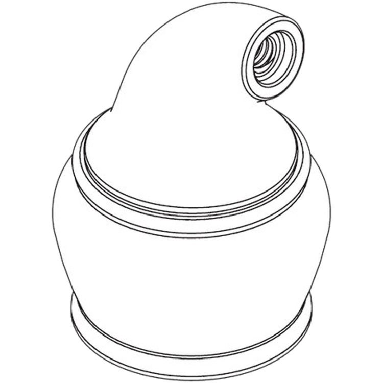 Moen 130526P Moen 130526P Part Handle, Monticello Two Handle Lever Hot Polished Brass