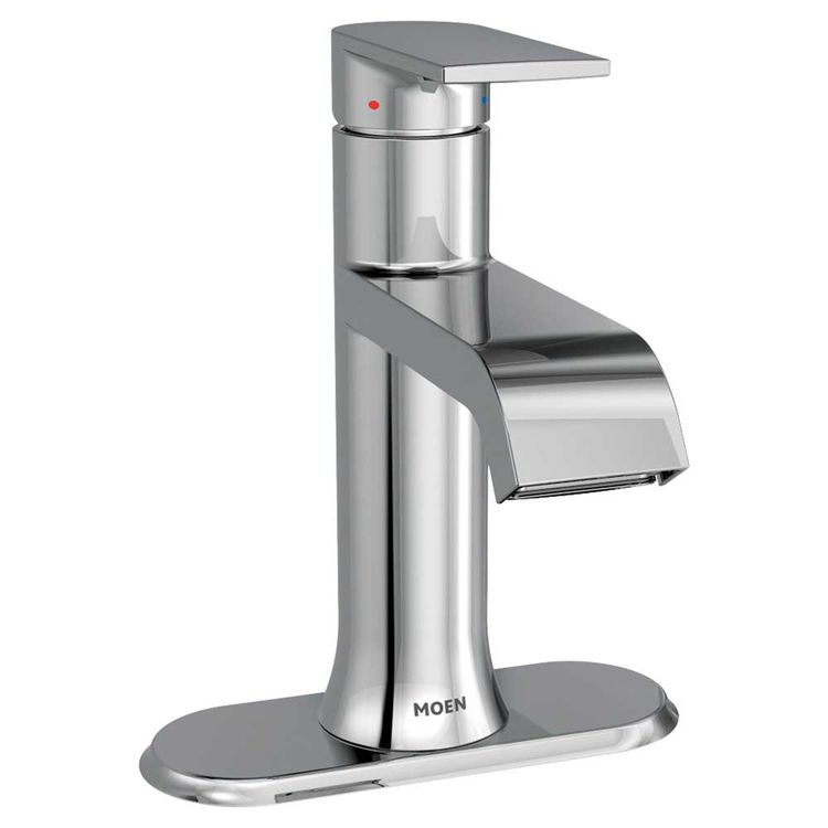 Moen 6702 Genta Chrome One Handle High Arc Lavatory Faucet