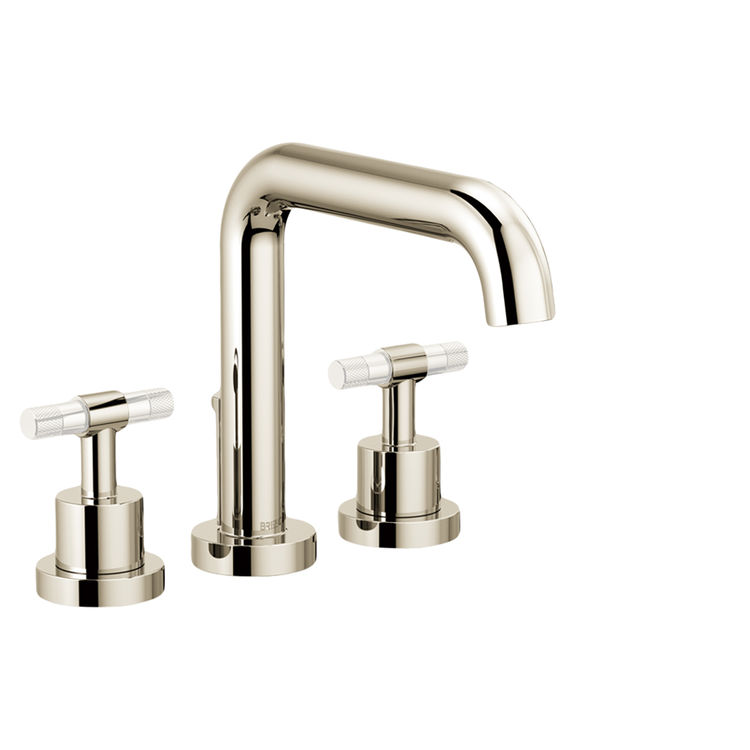 View 2 of Brizo T67435-PNLHP Brizo T67435-PNLHP Polished Nickel Less Handle Roman Tub Faucet Trim With Spray Less Handle