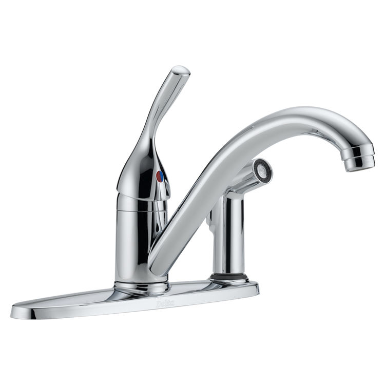 Delta 300 Dst Classic Single Handle Kitchen Faucet With Side