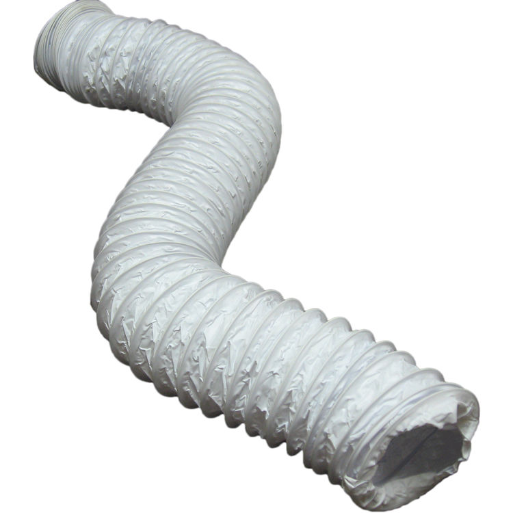 Deflecto PH48W 4" x 8' Dryer Hose Vinyl Duct White PlumbersStock