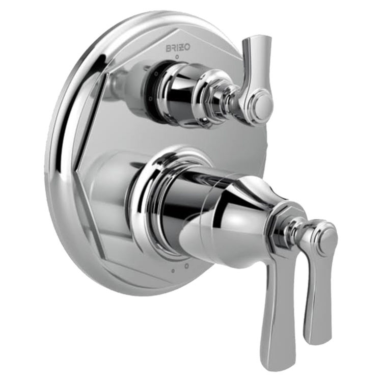 Brizo T75561-NK Brizo T75561-NK Rook Integrated Shower Diverter, Luxe Nickel
