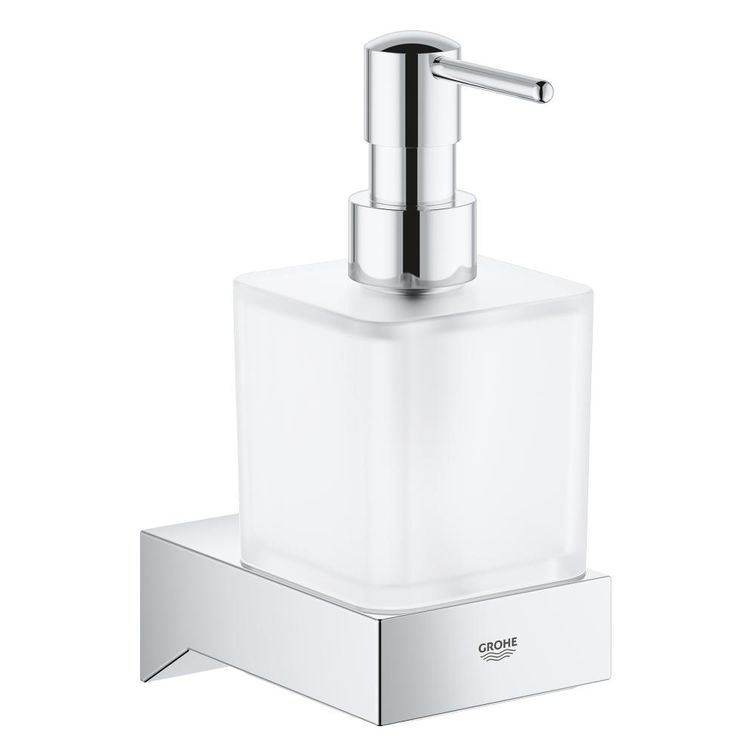 View 3 of Grohe 40805000 Grohe 40805000 Selection Cube Soap Dispenser - StarLight Chrome