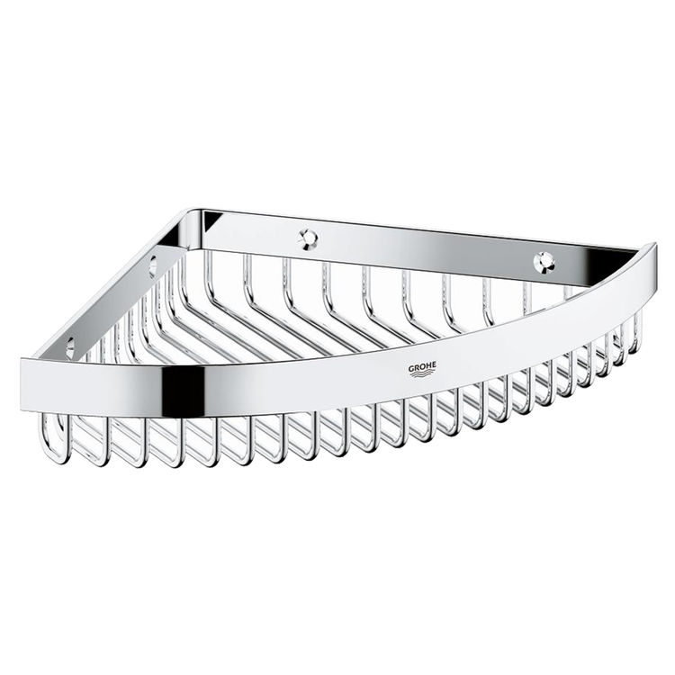 Grohe 40809000 Grohe 40809000 Selection Cube Large Corner Basket - StarLight Chrome