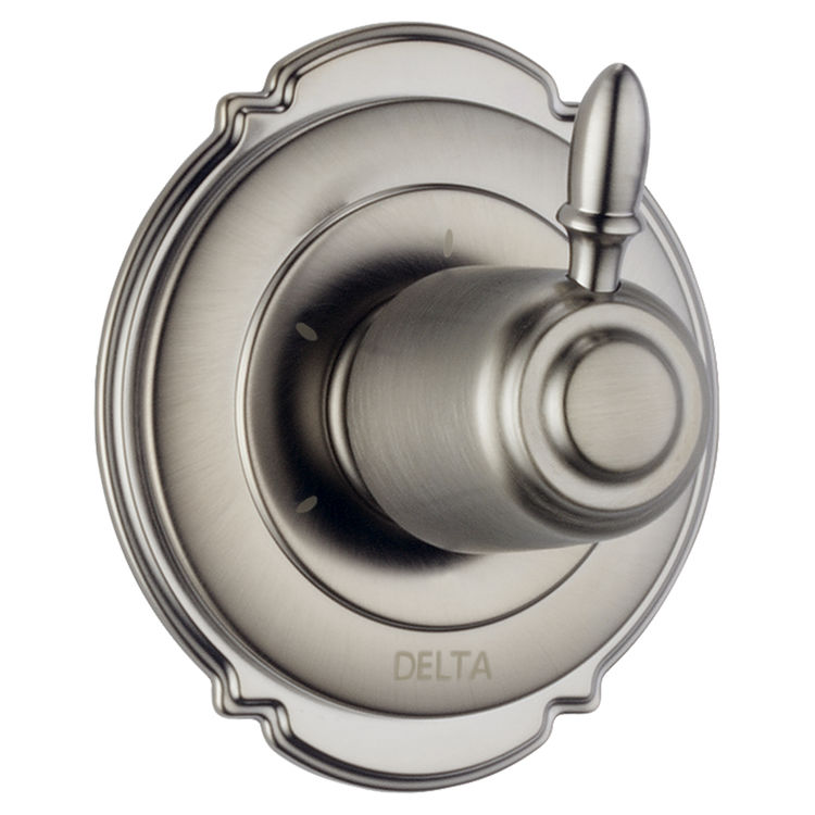 Delta T11855-SS Delta T11855-SS Victorian 3-Setting 2-Port Diverter Trim - Stainless