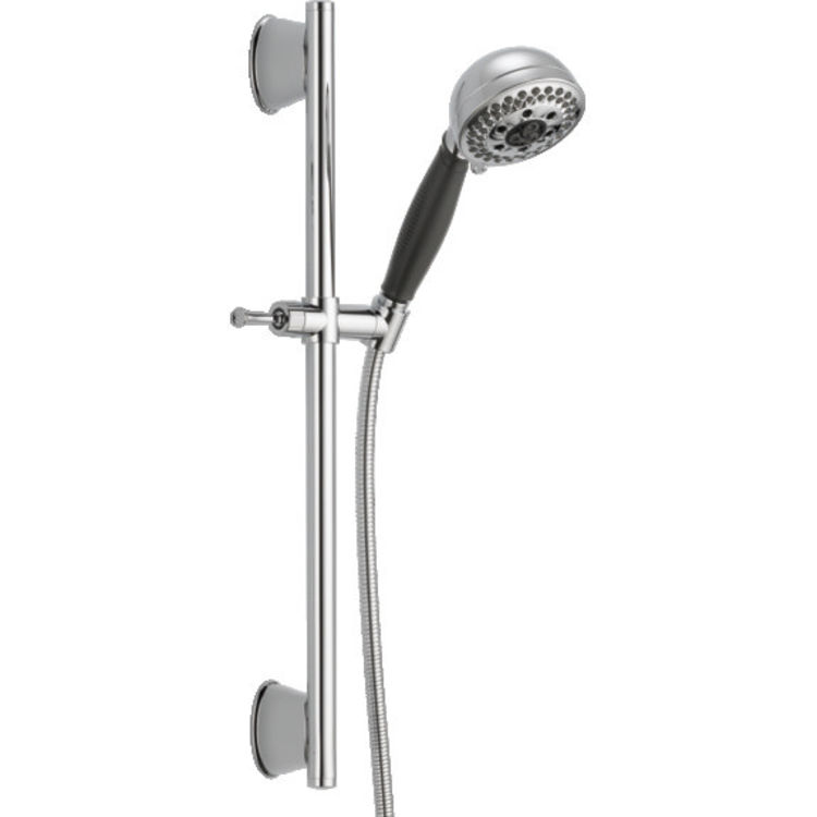 Delta 51559SS DELTA 51559SS HANDHELD SHOWER WITH SLIDE BAR STAINLESS
