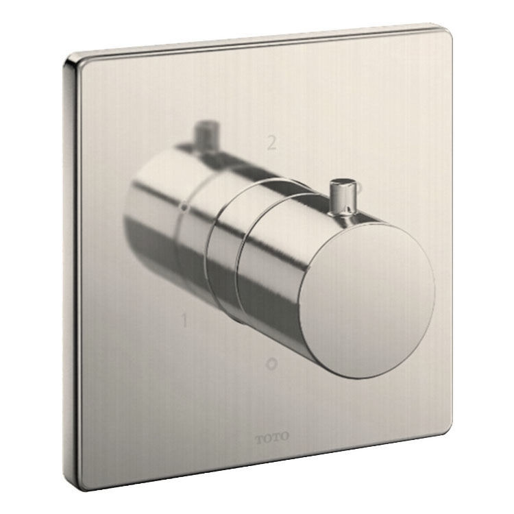 Toto TBV02102U#BN TOTO TBV02102U#BN 3-Way Diverter Valve Trim w/ Off - Brushed Nickel, Square