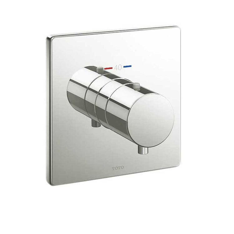 Toto TBV02401U#PN Toto TBV02401U#PN Polished Nickel Thermostatic Valve Trim - Square