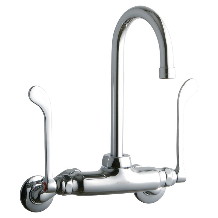 View 2 of Elkay LK945GN05T6T Elkay LK945GN05T6T  Commercial Wall-Mounted Faucet