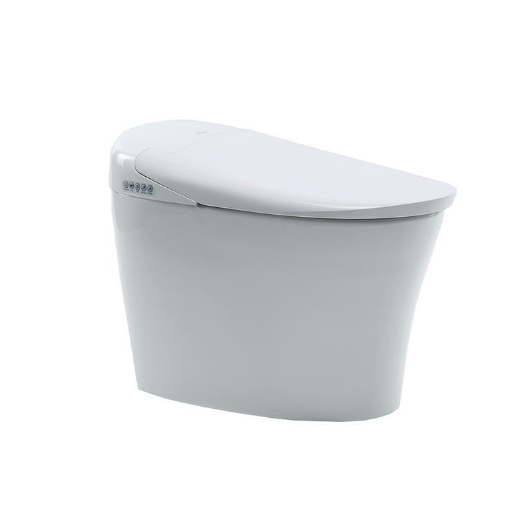 Trone Plumbing AETBCERN-12.WH Trone Aquatina Smart Electronic Bidet Toilet in White, AETBCERN-12.WH