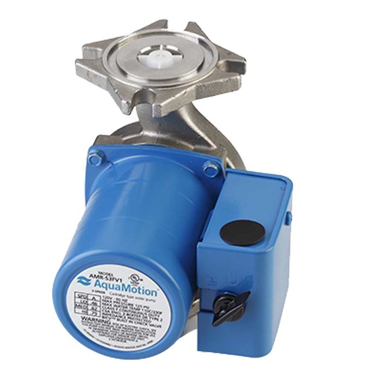 Aquamotion AMR-S3FV1 AquaMotion AMR-S3FV1 Circulator Pump with Check Valve, Stainless Steel