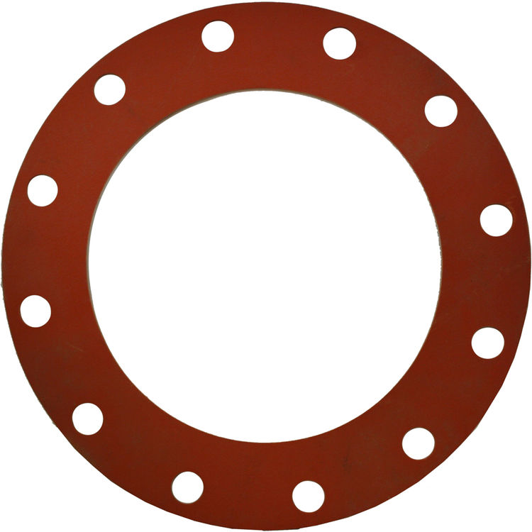 1/8 x 4 inch Red Rubber Gasket Ring PlumbersStock