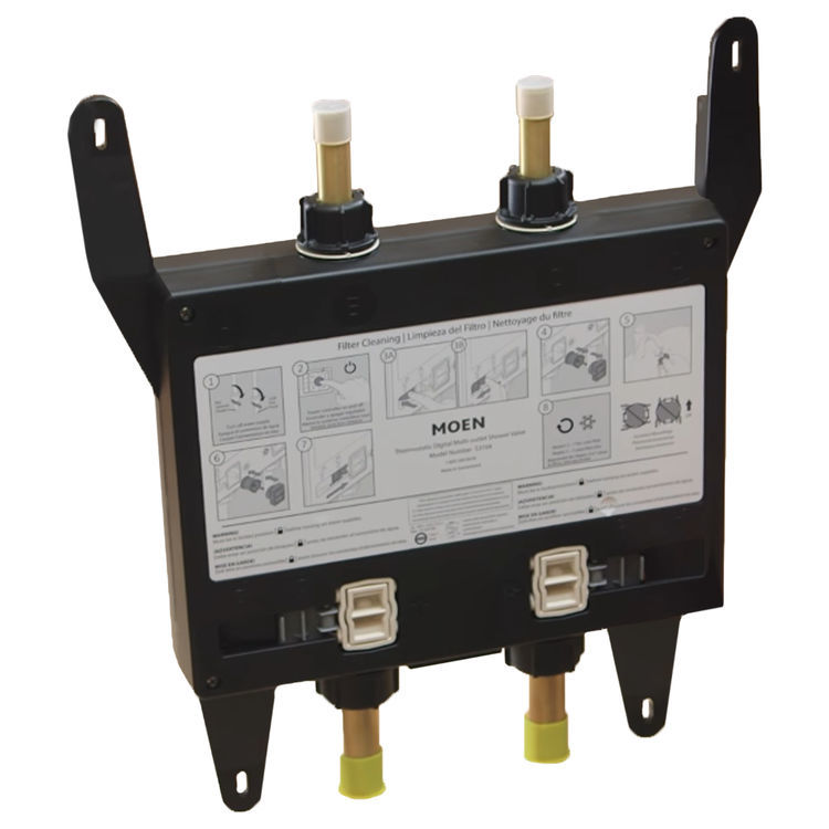 Moen TS3302BLKITBATTERY U by Moen 2Outlet Smart Shower System