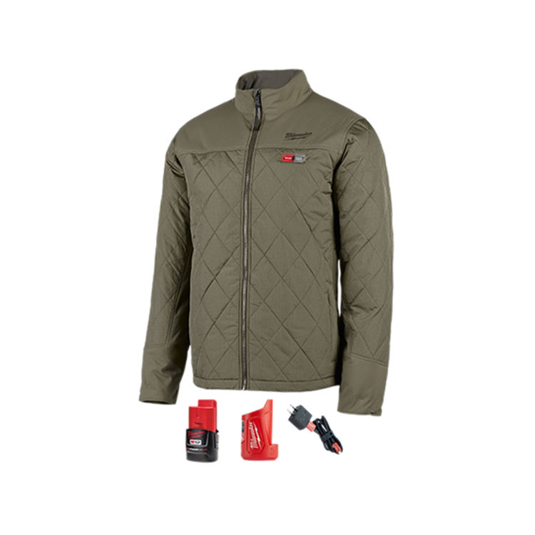 Milwaukee 203OG-21S Milwaukee 203OG-20S M12 Heated Jacket Kit, Small - Olive Axis