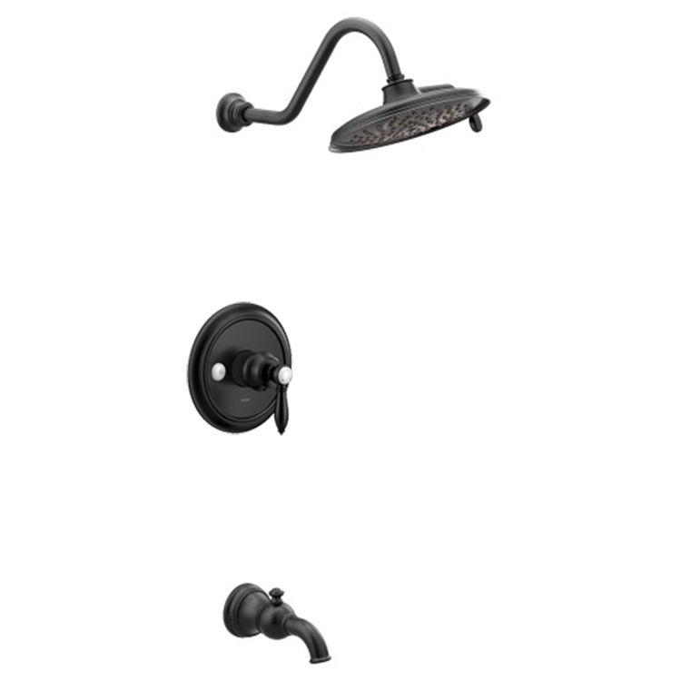 Moen UTS33103EPBL Moen UTS33103EPBL Weymouth M-CORE Tub/Shower Trim, Matte Black - Eco Performance