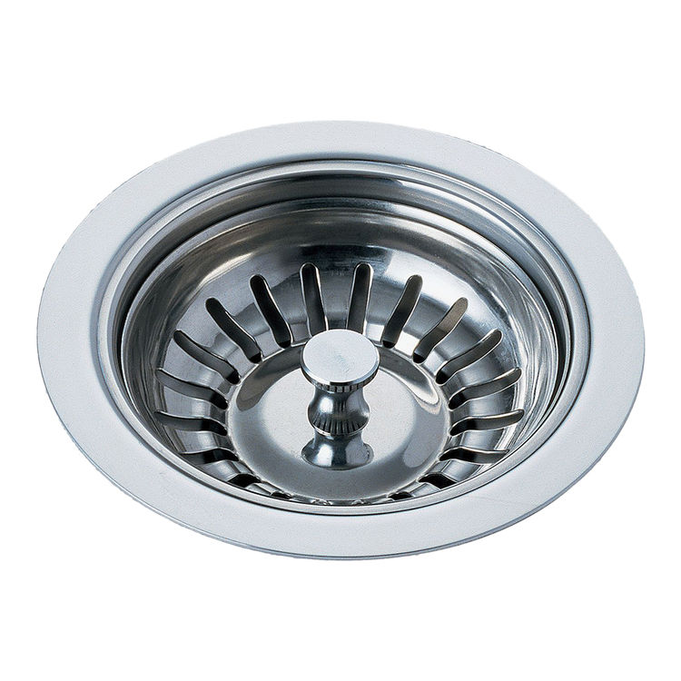 Delta 72010 Brizo 72010 Polished Chrome Kitchen Sink Flange And Strainer