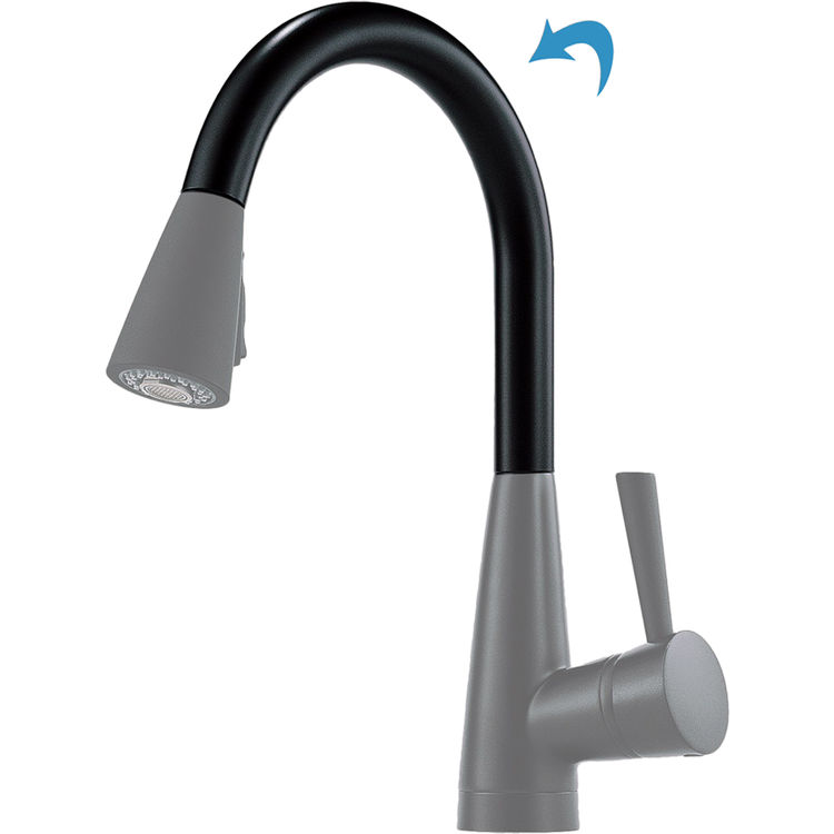 Brizo RP60111BL Brizo RP60111BL Venuto Black Kitchen Faucet Spout Assembly