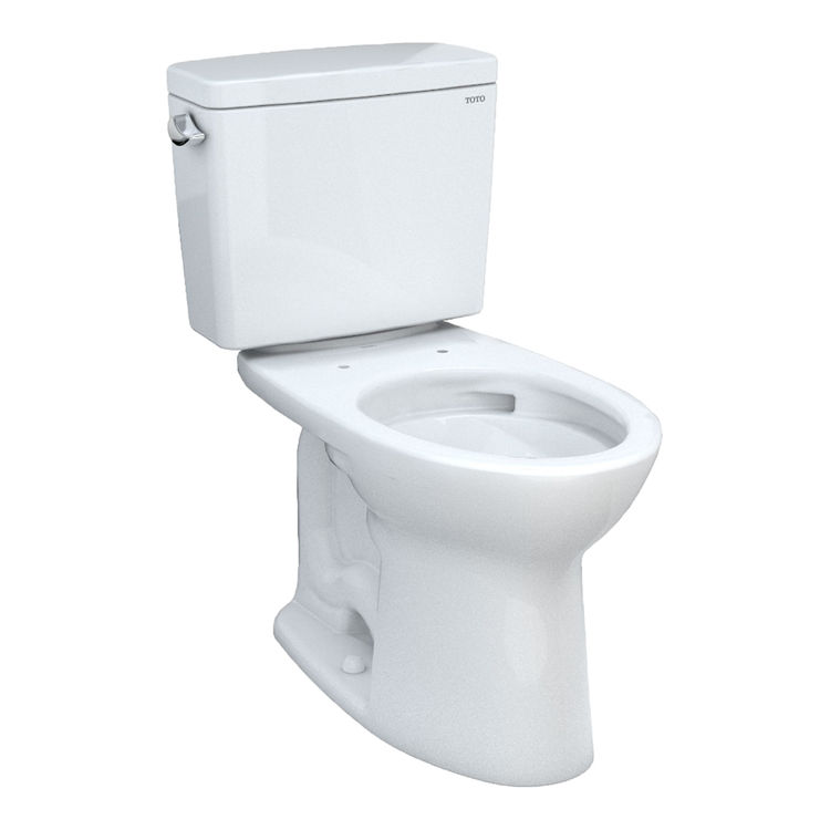 TOTO CST744SL01 Drake 2pc Ada Toilet With Elongated Bowl Cotton White