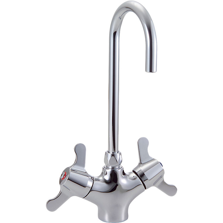 Delta 25C3937 DELTA 25C3937 COMMERCIAL TWO HANDLE MIXING FAUCET CHROME